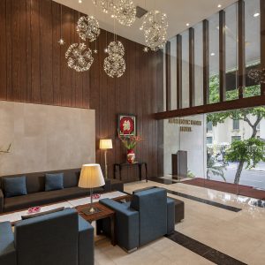 Elegant Lobby of Authentic Hanoi Boutique Hotel