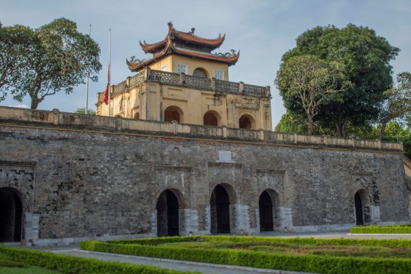 The ancient ruins of Thang Long Imperial Citadel in Hanoi, a UNESCO World Heritage Site rich in Vietnam’s royal history.